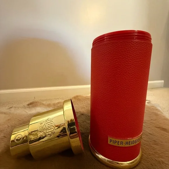 Red Champagne Bottle Holder - Picture 2 of 2